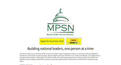 Desktop Screenshot of muslimpublicservice.org